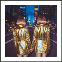 Golden twins - Fine Art Print