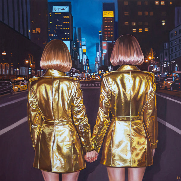Golden twins - Fine Art Print