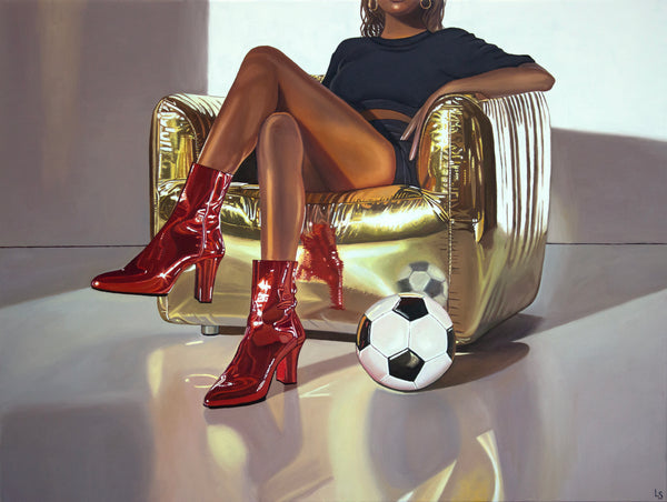 Guldfåtölj - Fine Art Print