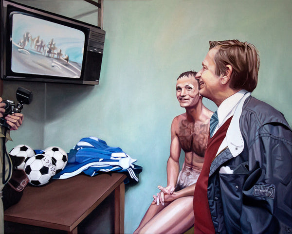 Palme i omklädningsrummet - Fine Art Print